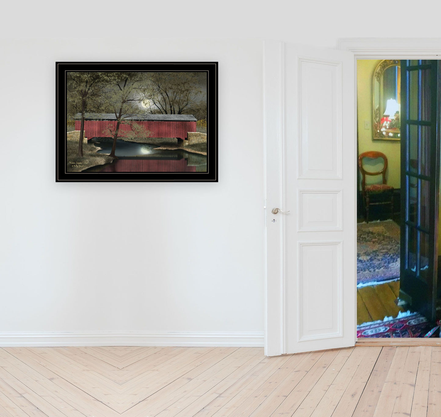 Trendy Decor 4U "Warm Summer's Eve" Framed Wall Art, Modern Home Decor Framed Print for Living Room, Bedroom & Farmhouse Wall Decoration by Billy Jacobs